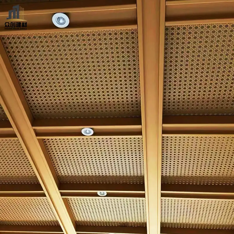 Perforated Woven Aluminum Panel